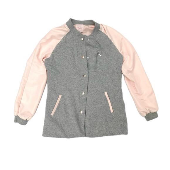 Raglan Colorblock Contrast Varsity Jacket - Picture 1 of 11